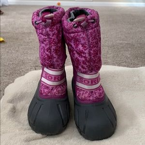 Sorel boots girls size 2